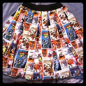 Vintage Disney Print Skirt